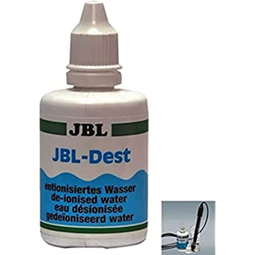 JBL Dest 25903 Destilliertes Wasser zur Reinigung von pH-Elektroden für Aquarien, 50 ml von JBL