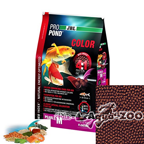JBL Farbfutter für Koi, Schwimmende Futterperlen, Spezialfutter, ProPond Color, Größe M, 2,5 kg JBL Farbfutter für Koi, Schwimmende Futterperlen, Spezialfutter, ProPond Color, Größe M, 2,5 kg von JBL