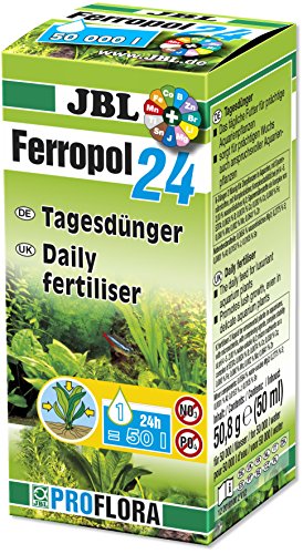 JBL Ferropol 24 20181, Tages-Pflanzendünger für Süßwasser-Aquarien, 50 ml von JBL