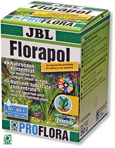 JBL PROFLORA Florapol 2012100 Langzeit-Bodendünger für Süßwasser Aquarien, 350 g von JBL