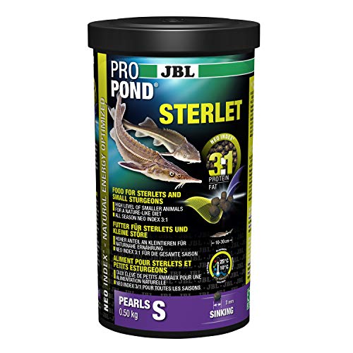 JBL Futter für Sterlets und kleine Störe, Sinkende Futterperlen, Spezialfutter, PROPOND STERLET, Größe S, 500 g JBL Futter für Sterlets und kleine Störe, Sinkende Futterperlen, Spezialfutter, PROPOND STERLET, Größe S, 500 g von JBL
