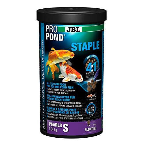 JBL Ganzjahresfutter für Koi und Teichfische, Schwimmende Pellets, PROPOND STAPLE, Größe S, 340 g JBL Ganzjahresfutter für Koi und Teichfische, Schwimmende Pellets, PROPOND STAPLE, Größe S, 340 g von JBL