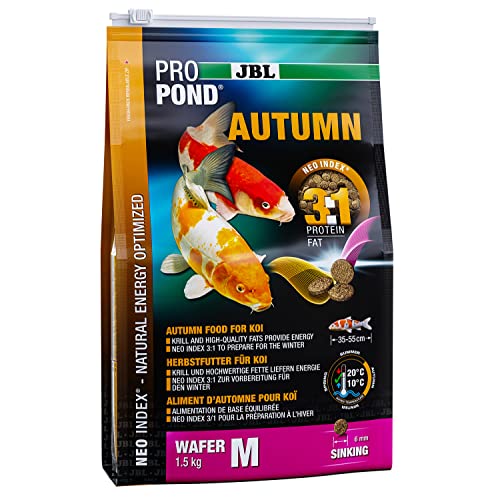 JBL Herbstfutter für Koi, Sinkende Futterwafer, Saisonfutter, ProPond Autumn, Größe M, 1,5 kg JBL Herbstfutter für Koi, Sinkende Futterwafer, Saisonfutter, ProPond Autumn, Größe M, 1,5 kg von JBL