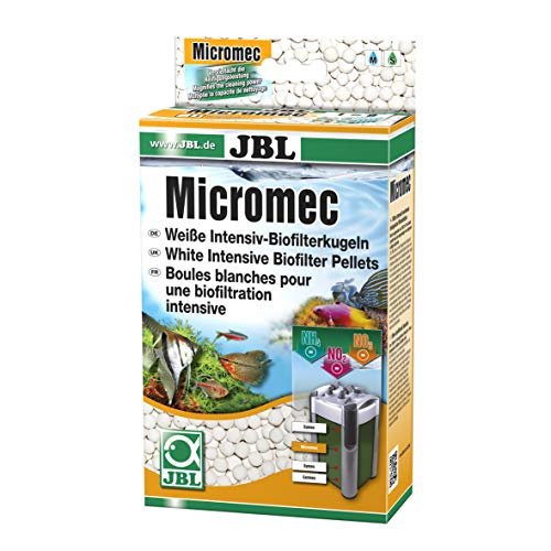 JBL Micromec Sinterglaskugeln für Aquarienfilter zum Abbau von Schadstoffen, 1 L von JBL