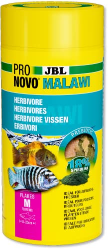 JBL Novo Malawi 1Liter Hauptfutter für algenfressende Buntbarsche (15,49€/L) von JBL -