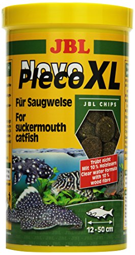 JBL NovoPleco XL Alleinfutter für große Saugwelse, Tabletten 1 l, 30342, 500 g (1er Pack) von JBL