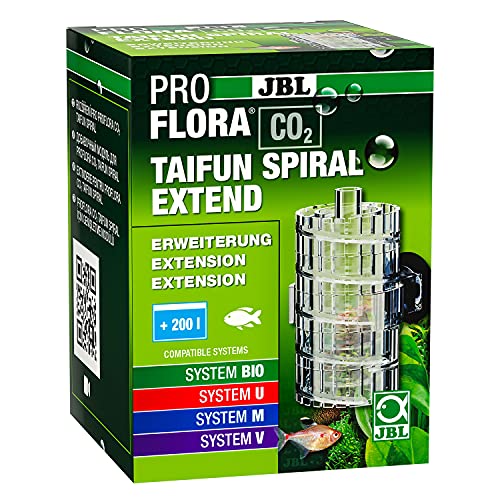 JBL PROFLORA CO2 TAIFUN SPIRAL EXTEND, Erweiterungsmodul für CO2-Reaktoren PROFLORA CO2 TAIFUN SPIRAL 5 und 10, Für 200 l mehr Kapazität von JBL