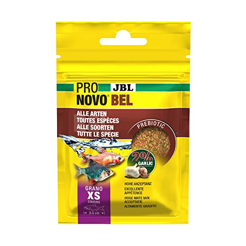 JBL PRONOVO BEL GRANO, Hauptfutter für alle Aquarienfische von 3-5 cm, Fischfutter-Granulat, Größe XS, 20 ml JBL PRONOVO BEL GRANO, Hauptfutter für alle Aquarienfische von 3-5 cm, Fischfutter-Granulat, Größe XS, 20 ml von JBL