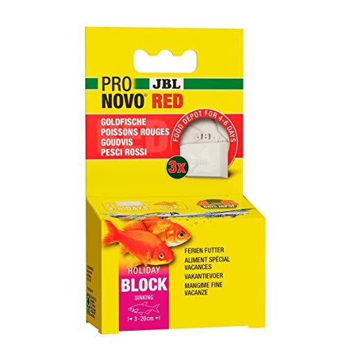 JBL PRONOVO RED HOLIDAY, Ferienfutter für Goldfische und Schleierschwänze, 3 Futterblöcke JBL PRONOVO RED HOLIDAY, Ferienfutter für Goldfische und Schleierschwänze, 3 Futterblöcke von JBL