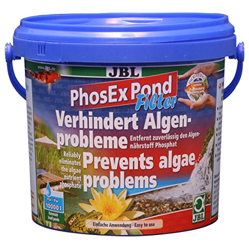 JBL Phos Ex Pond Filter 27374 Phosphatentferner für Teichfilter, 1 kg von JBL