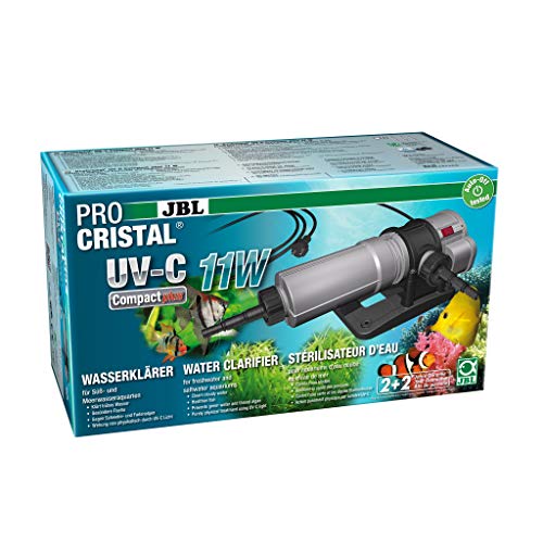 JBL ProCristal UV-C Compact Plus Wasseraufbereitung für Aquarien, 11 W von JBL