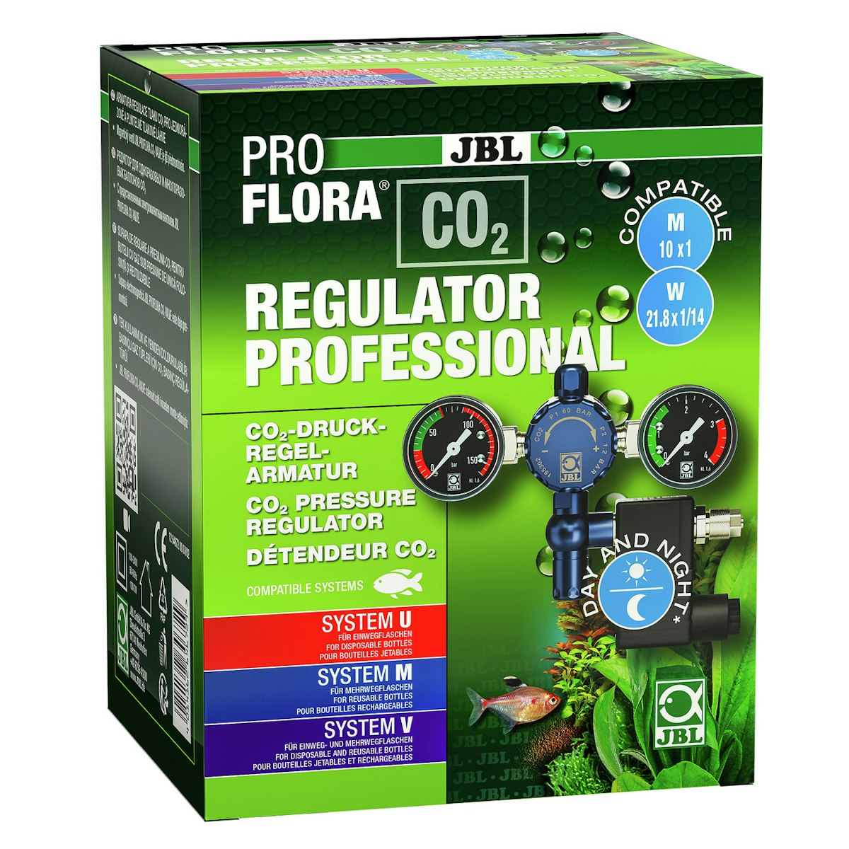 JBL ProFlora CO2 Regulator Professional Aquarienzubehör von JBL