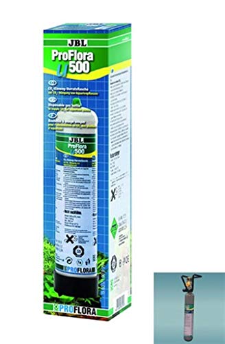 JBL ProFlora m500 63172 Mehrweg Vorratsflasche für Düngeanlagen in Süßwasser-Aquarien, 0,5 kg von JBL