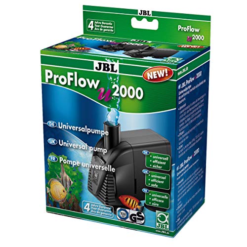 JBL ProFlow u2000 60585 Universalpumpe mit 2000 l/h zur Umwälzung von Wasser in Aquarien und Terrarien von JBL