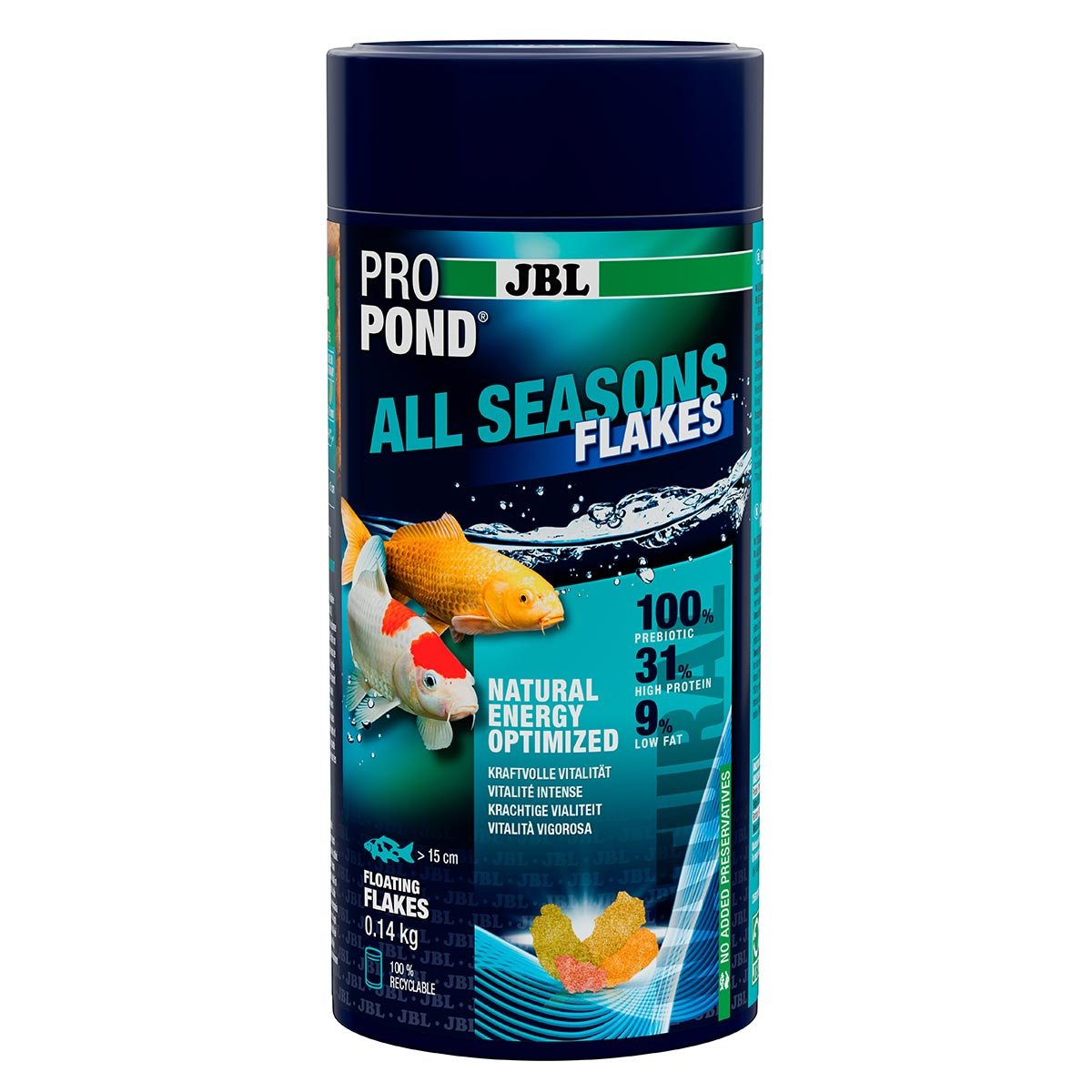 JBL ProPond All Seasons Flakes Ganzjahresfutter 140g von JBL