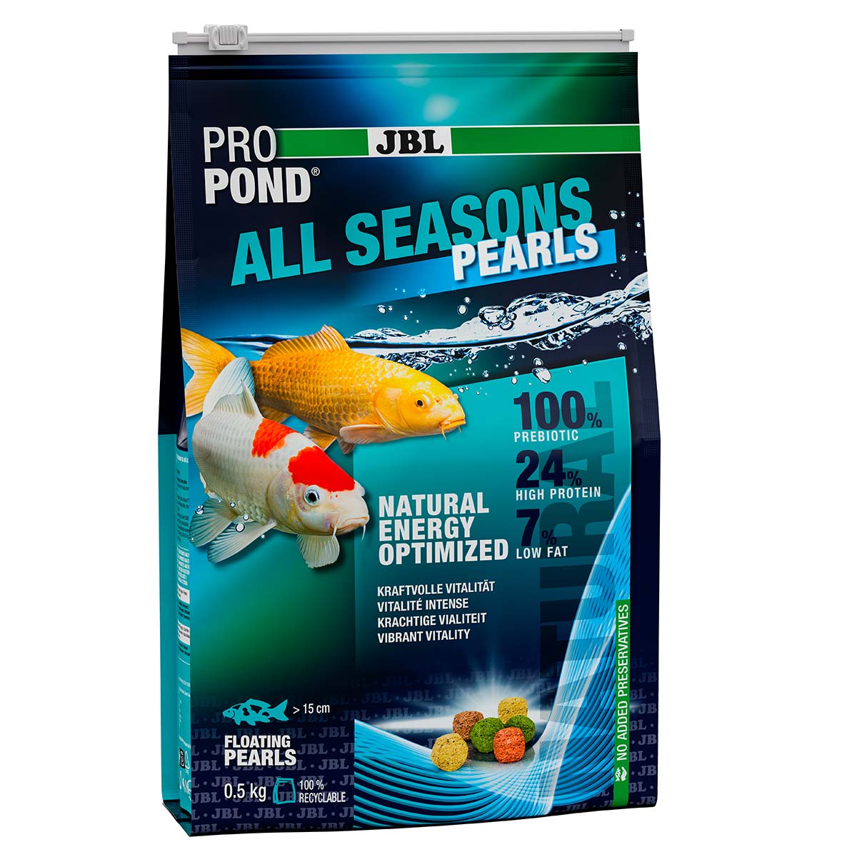 JBL ProPond All Seasons Pearls Ganzjahresfutter 500g JBL ProPond All Seasons Pearls Ganzjahresfutter 500g von JBL