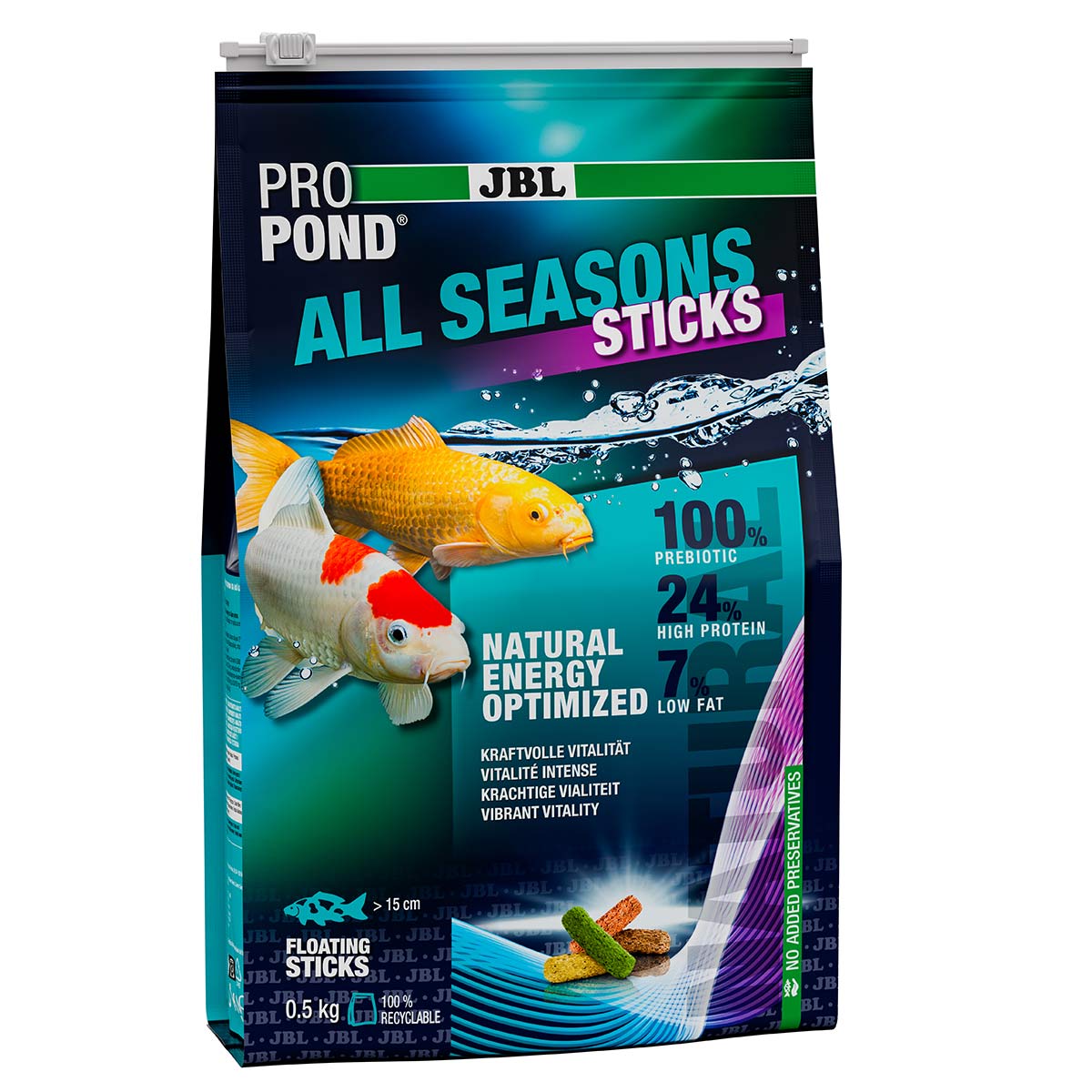 JBL ProPond All Seasons Sticks Ganzjahresfutter 500g von JBL