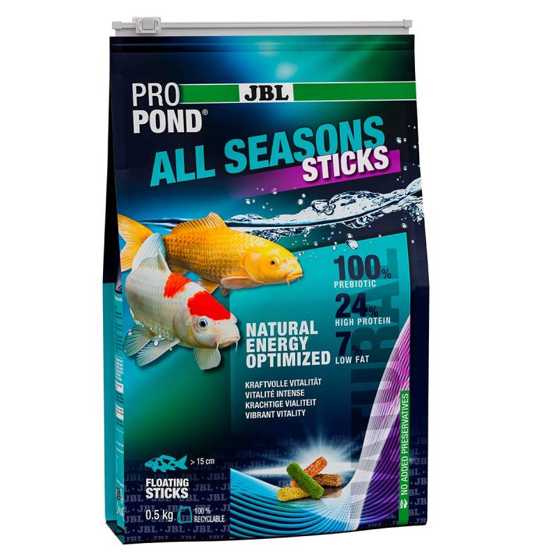 JBL ProPond All Seasons Sticks Ganzjahresfutter 500g von JBL