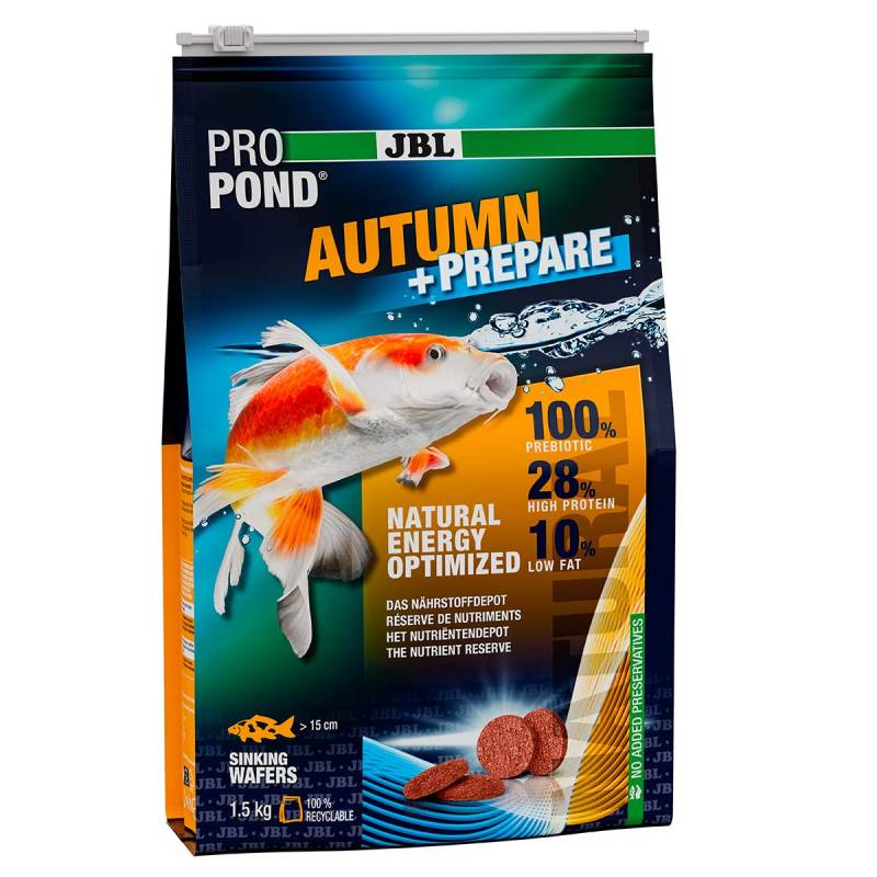 JBL ProPond Autumn + Prepare Wafers Herbstfutter 1,5kg von JBL