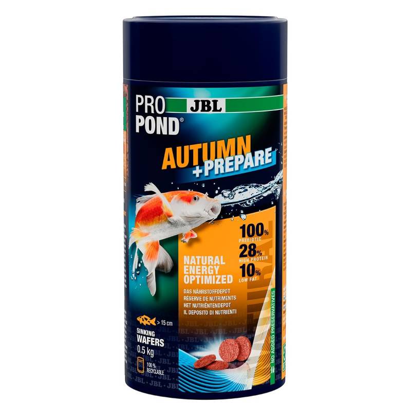 JBL ProPond Autumn + Prepare Wafers Herbstfutter 500g von JBL