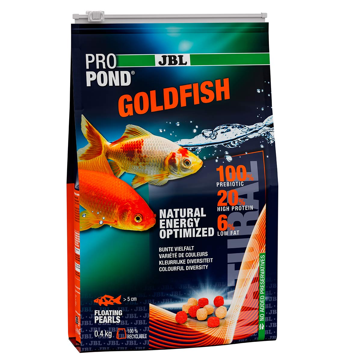 JBL ProPond Goldfish Pearls Ganzjahresfutter 400g JBL ProPond Goldfish Pearls Ganzjahresfutter 400g von JBL