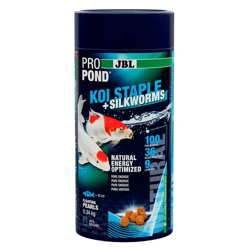 JBL ProPond Koi Staple + Silkworms Pearls 340g von JBL