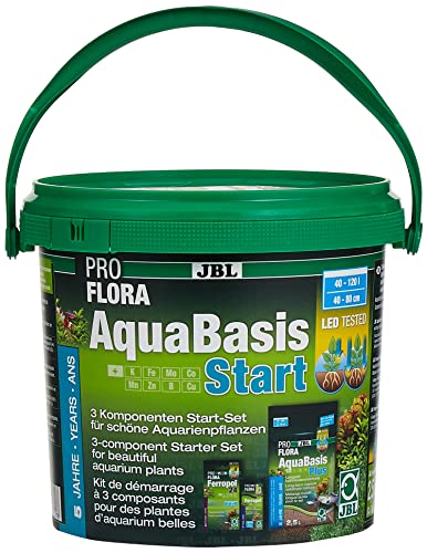 JBL ProfloraStart Set 2021700 Pflanzendünger Start-Set für Süßwasser Aquarien, 3 kg von JBL