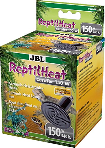 JBL ReptilHeat 71175 Keramik-Heizstrahler für Terrarien, 150 W von JBL