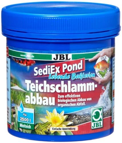 JBL Sedi Ex Pond 27330 Bakterien und Aktivsauerstoff zum Abbau von Teichschlamm, 250 g JBL Sedi Ex Pond 27330 Bakterien und Aktivsauerstoff zum Abbau von Teichschlamm, 250 g von JBL