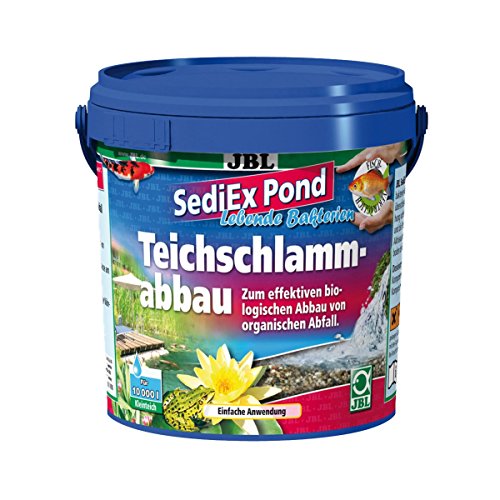 JBL Sedi Ex Pond 27331 Bakterien und Aktivsauerstoff zum Abbau von Teichschlamm, 1 kg von JBL