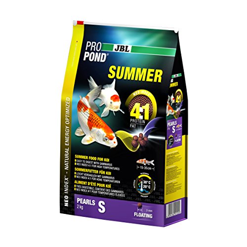 JBL Sommerfutter für Koi, Schwimmende Futterperlen, Saisonfutter, ProPond Summer, Größe S, 2,0 kg JBL Sommerfutter für Koi, Schwimmende Futterperlen, Saisonfutter, ProPond Summer, Größe S, 2,0 kg von JBL