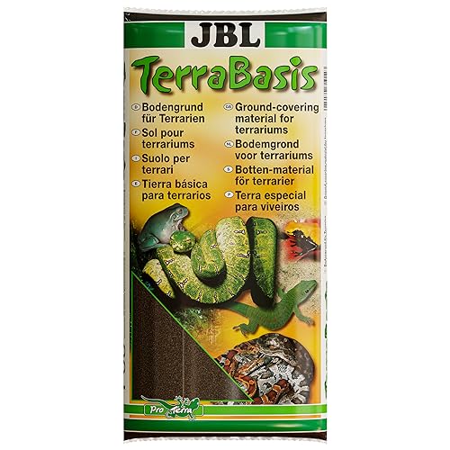 JBL TerraBasis Bodengrund für Regenwaldterrarien, Spezialerde ohne Düngezusatz, 20 l, 71012 von JBL
