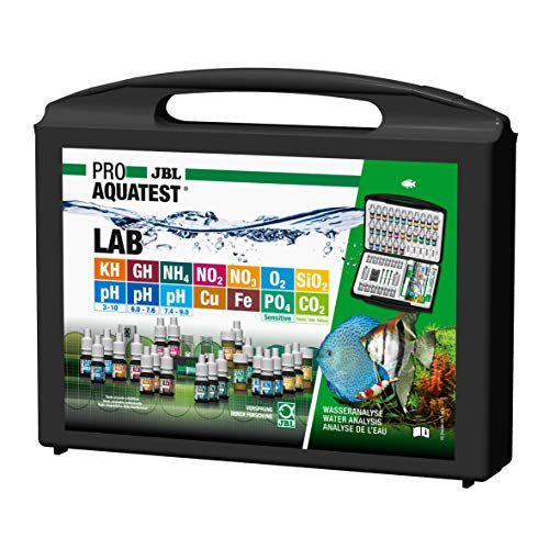 JBL Wassertest-Koffer, Mit 14 Tests und Zubehör, Für Süßwasser-Aquarien und Leitungswasser, ProAquaTest Lab von JBL