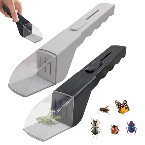 2 Stück Insektenfänger, Spinnenfänger, Handgehaltene Spinnengreiferfalle, Insektenfänger Lebend, Spinnenfänger Werkzeug für Observable Capture Wespen, Käfern, Schmetterlingen 2 Stück Insektenfänger, Spinnenfänger, Handgehaltene Spinnengreiferfalle, Insektenfänger Lebend, Spinnenfänger Werkzeug für Observable Capture Wespen, Käfern, Schmetterlingen von JCUQGDOO