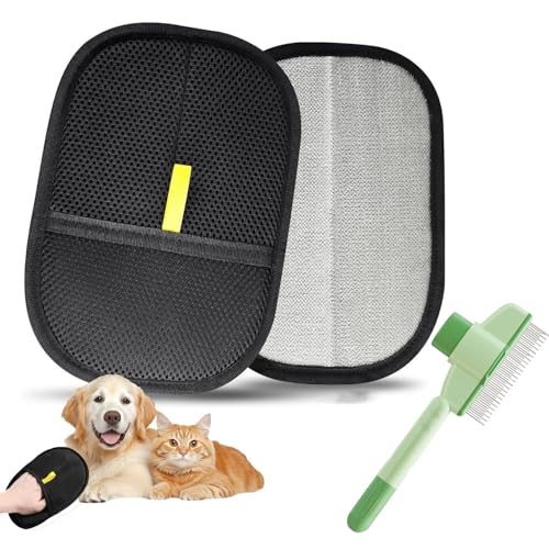 JCUQGDOO 2 Stück Fellmagnet Handschuhe Doppelseitig für Hunde Katzen, Tierhaarentferner Handschuh, Wiederverwendbare mit Anti-Statik-Funktion Fell Magnet Handschuhe für Haustiere, Kleidung, Sofa JCUQGDOO 2 Stück Fellmagnet Handschuhe Doppelseitig für Hunde Katzen, Tierhaarentferner Handschuh, Wiederverwendbare mit Anti-Statik-Funktion Fell Magnet Handschuhe für Haustiere, Kleidung, Sofa von JCUQGDOO