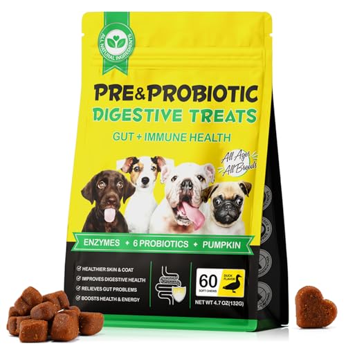 Probiotische Kausnacks für die Verdauung, 60 Stück von JCZQDRPC