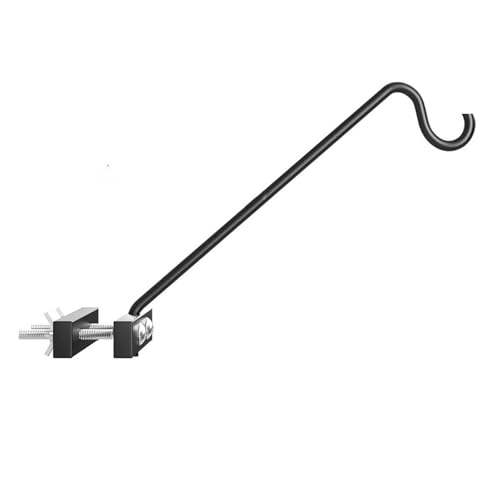 JDNH 360 Grad drehbarer Pflanzenaufhänger, rostfrei, Pflanzenhänger für Balkone, Geländer, Outdoor, Vogelfutterspender von JDNH