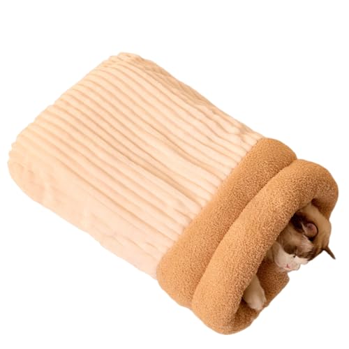 JDNH Dick gepolstertes Katzenbett für kaltes Wetter, Plüschfutter, Schlafsack zum Ausruhen von Haustieren, Kuscheln, Indoor-Haustierschlafsack, Ruhebeutel JDNH Dick gepolstertes Katzenbett für kaltes Wetter, Plüschfutter, Schlafsack zum Ausruhen von Haustieren, Kuscheln, Indoor-Haustierschlafsack, Ruhebeutel von JDNH