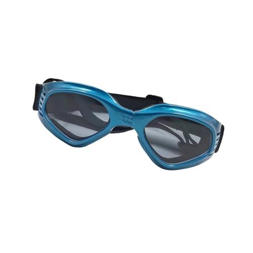 JDNH Haustier-Sonnenbrille für Hunde, Sonnenschutz, winddicht, wasserdicht, mit verstellbarem Riemen, faltbares Design für den Außenbereich von JDNH