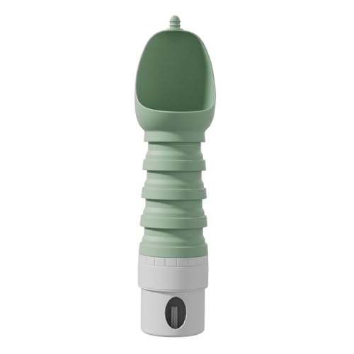 JDNH Hunde Wasserflasche 550ml Haustier Wasserspender für Hunde Wasserspender Hund Reise Trinkflasche mit Wassernapf von JDNH