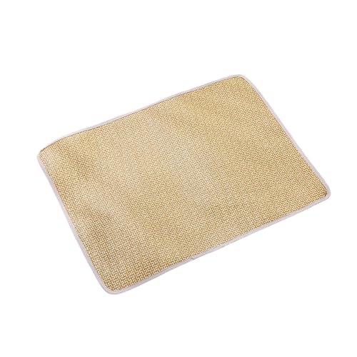 JDNH Kühlkissen für Haustiere, Hunde, Katzen, weiches, bequemes Rattan-Bett für verschiedene Größen, einfache Reinigung, Ruhekissen, gewebte Kühlmatte von JDNH