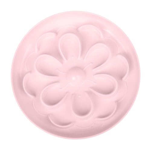 JDNH Outdoor Portable Pet Futternapf Interaktiv Blumenmuster Katzen Futternapf für Boden von JDNH