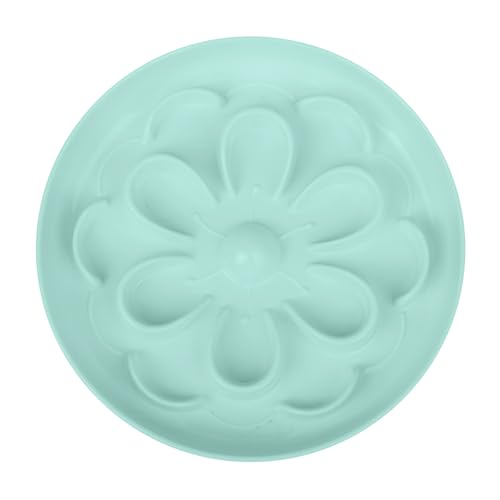 JDNH Outdoor Portable Pet Futternapf Interaktiv Blumenmuster Katzen Futternapf für Boden von JDNH