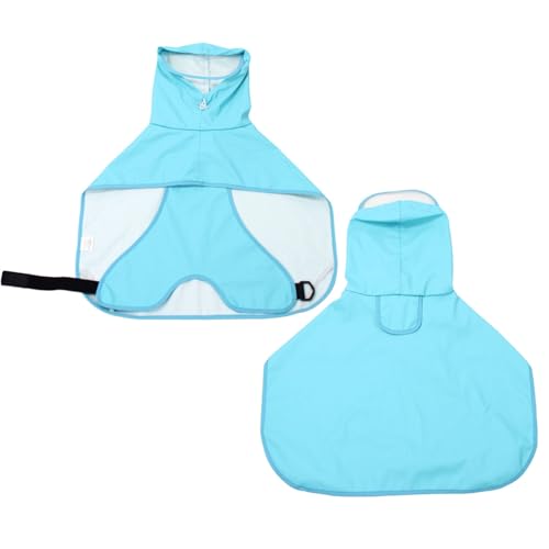 JDNH Strapazierfähige, wasserdichte Hunde-Regenmäntel, schützendes Hunde-Outfit für Spaziergänge bei nassem Wetter von JDNH