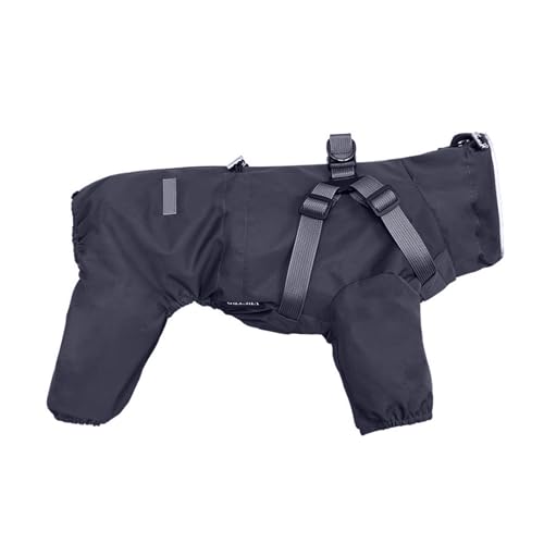 JDNH Wasserdichter Hunde-Regenmantel, Ponchos, Mantel, 6 Größen zur Auswahl, verstellbar, Haustier-Regenmantel, Regenbekleidung, Spaziergänge und Ausflüge von JDNH