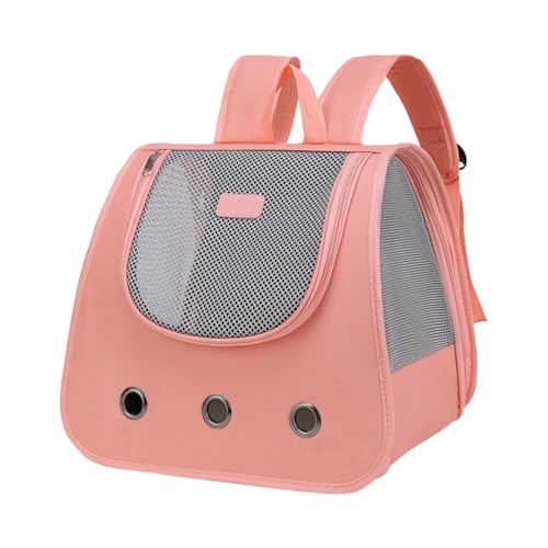 Outdoor-Katzen-Tragetasche, atmungsaktiv, geräumig, Haustier-Rucksack, bequeme Schulter für kleine Tiere, Katzen, Rucksack, Haustier-Tragetaschen für kleine Hunde von JDNH