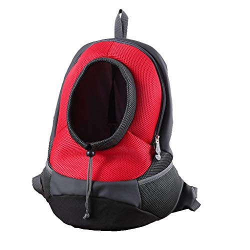 JDSHSO Bequemer Haustier-Rucksack für Hunde, leicht, atmungsaktiv, Design und gepolsterte Schulter für Wandern, Outdoor-Reisen von JDSHSO