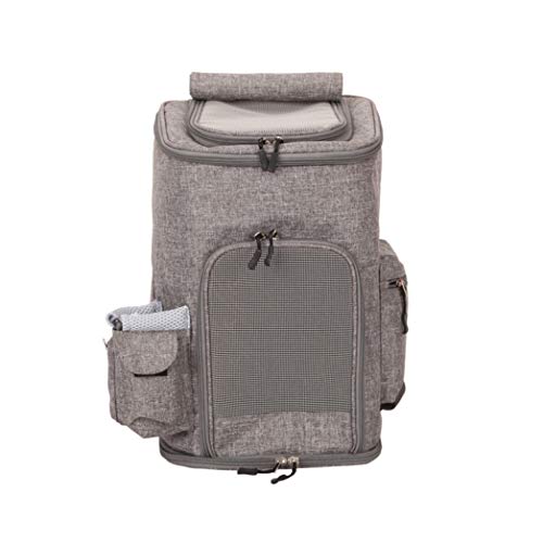 JDSHSO Faltbarer Haustier-Rucksack für Auto, atmungsaktiv, atmungsaktiv, für Reisen, Wandern, Outdoor JDSHSO Faltbarer Haustier-Rucksack für Auto, atmungsaktiv, atmungsaktiv, für Reisen, Wandern, Outdoor von JDSHSO