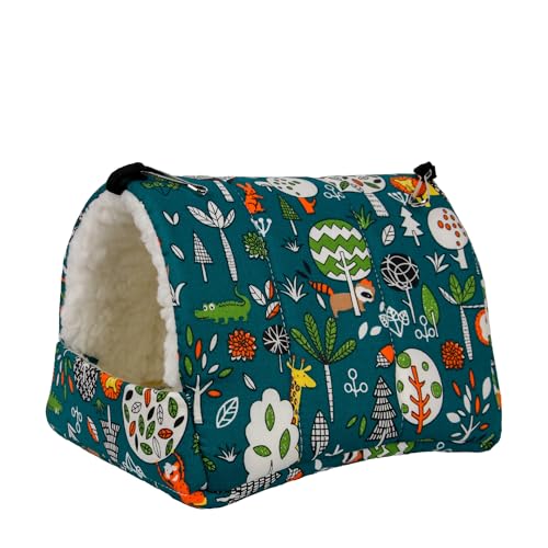 JDYYICZ 2 Stück mittelgroßes warmes Vogelnest für den Winter, flauschige Papageien, Vogelbett für Käfig, hängende Hängematte, Plüschschuppen, Hütte, Geschenk für Sittiche JDYYICZ 2 Stück mittelgroßes warmes Vogelnest für den Winter, flauschige Papageien, Vogelbett für Käfig, hängende Hängematte, Plüschschuppen, Hütte, Geschenk für Sittiche von JDYYICZ