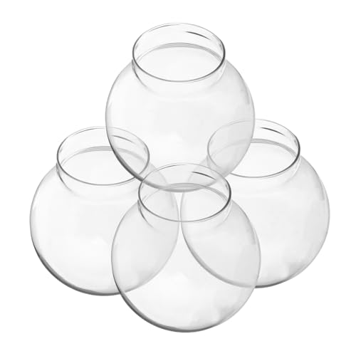JECOMPRIS 4stücke Befüllbare Schneekugeln Bastelset Für Kreative Winterdekoration Und Home Decor Leerer Glaskuppeln Für Gestaltung von JECOMPRIS